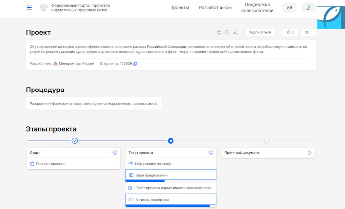О методике оценки эффективности нулевого НДС для судоремонта